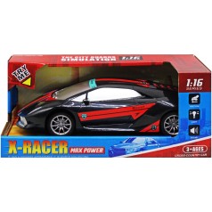 Машинка инерционная  "X-Racer" (черная)