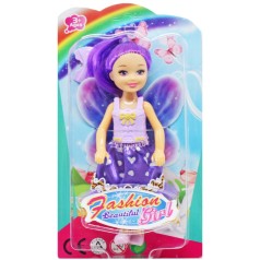 Кукла "Fashion girl: Фея", 13,5 см, фиолетовая