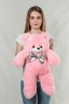 Плюшевий ведмедик "Арні", 60 см, рожевий