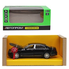 Машинка металлическая "АВТОПРОМ: Mercedes Benz S 600", черная