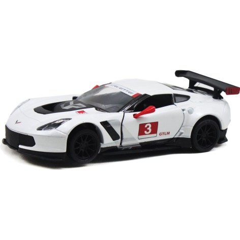 Машинка металлическая "Chevrolet Corvette C7 2016", белый