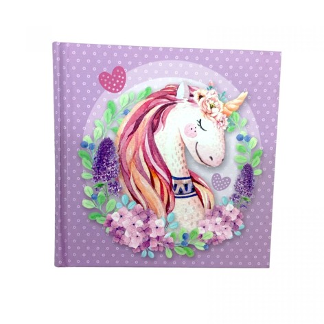Скетчбук, 10х10, 48 л., (ЕДИНОРОЖКА)