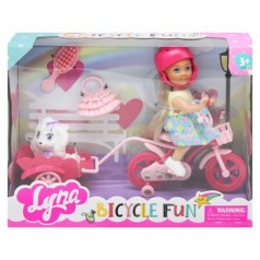 Игровой набор "Кукла Милана на велосипеде", вид 2