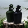Фляга армійська пластик зелена