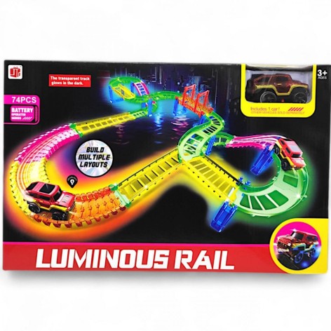 Трек "Luminous rail" (світиться в темряві)