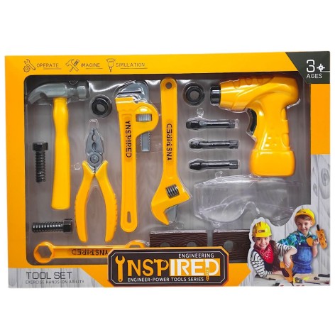 Набор инструментов игровой (ВИД 1) коробка 41,4х30х6,5 см