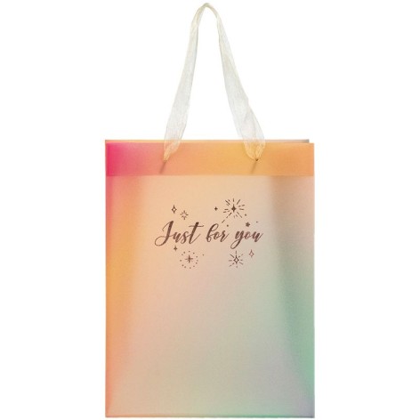 Пакет пластиковий подарочный 25х19 см, Just for you-4
