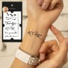 Тату «Amor із пташками»