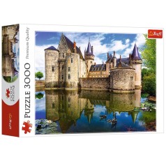 Пазли - (3000 елм.) - "Замок в Сюлі-сюр-Луар" / Франція / Trefl