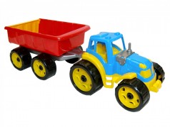 Трактор з причепом ТехноК (синій)