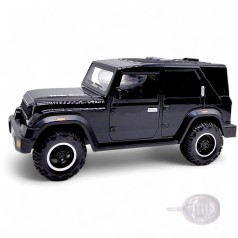 МАШИНА ИНЕРЦИОННАЯ, С ПАРОМ "JEEP WRANGLER SAHARA" (ЧЕРНЫЙ)