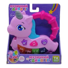 Пианино "Музыкальный единорог", сиреневый (укр)