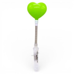 Игрушка со светом "Сердце" 25,5 см (ЗЕЛЕНОЕ)