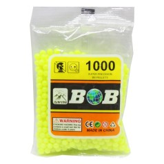 Пульки для оружия, 1000 шт. (лимонный)