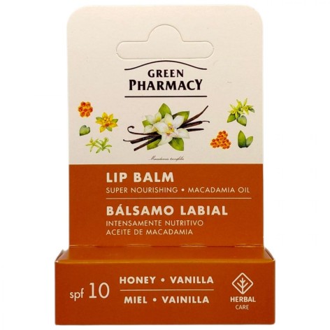 Бальзам для губ "Green Pharmacy" 3,6г суперпитание мед и ваниль