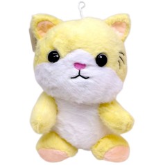 Мягкая игрушка "Котик" 20 см (Желтый)