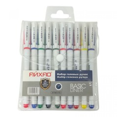 Набор гелевых ручек ET801-10 Original 10 цветов