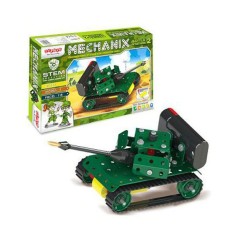 Металевий конструктор з електромотором "MECHANIX" Військові (118 елм./5 моделей)