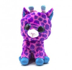 Мягкая игрушка "Глазастик: Жирафик", 15 см (фиолетовый)