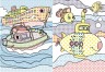 Великі водні розмальовки "Кораблі" (рус)