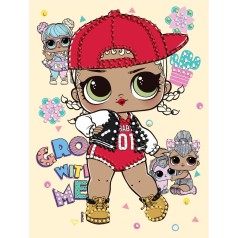 Набор с алмазной мозаикой (выборочной) "L.O.L. Surprise! SWAG" 15x20см