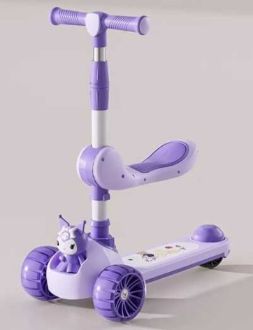 Самокат трехколесный (с сиденьем) Skyper