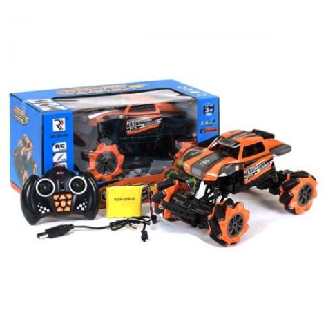 Машинка на радиоуправлении "Racing Car" на роликовых колесах (оранжевая)