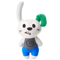 Игрушка плюшевая коллекционная "Bad Habbit Rabbitz" (Светло-серый)