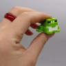 3D Брелоки MINECRAFT / МАЙНКРАФТ FROG / ЖАБКА KEYCHAIN, Зеленый, 3D печать