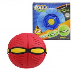 Мяч-трансформер  "Flat Ball Disc: Мячик-фрисби", красный