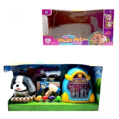 Любимец "Собачка" (СЕРЫЙ С БЕЛЫМ)