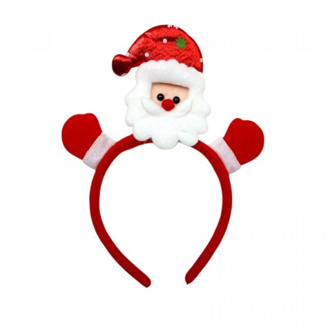 Новогодние обручи Санта 21 см