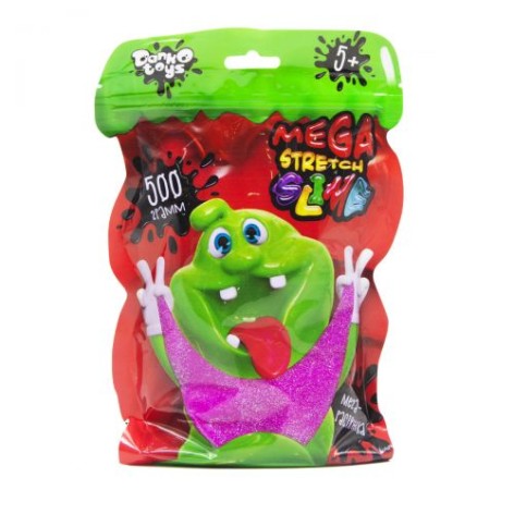 Слайм "Mega Stretch Slime" 500 г рус фиолетовый