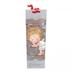 Пакет бумажный 11.5*37*8.5 СЕРЫЙ