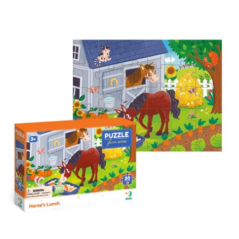 Пазл "Обед для лошадки" 30 эл.
