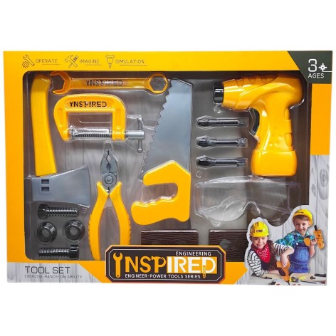 Набор инструментов игровой (ВИД 2) коробка 41,4х30х6,5 см