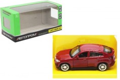 Машина металева BMW X6, червоний.