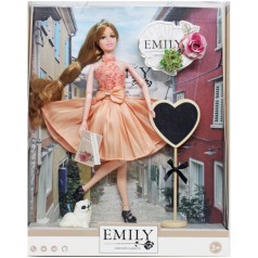 Лялька Emily арт. QJ099C (48шт/2)  з аксес, короб.28.5*6.5*36 см, р-р ляльки - 29 см
