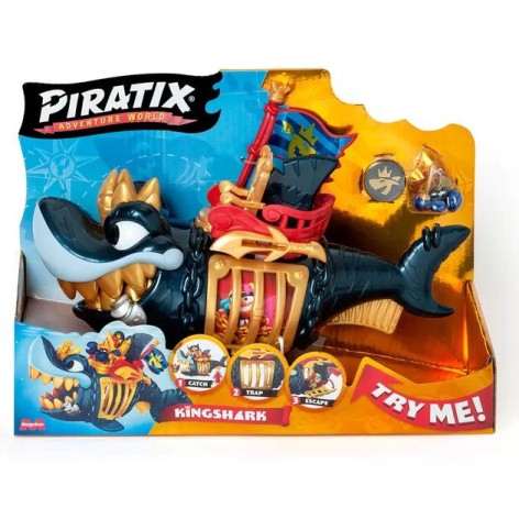 Игровой набор PIRATIX S - КОРОЛЕВСКАЯ ЧЕРНАЯ АКУЛА