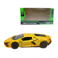 МАШИНА АВТОПРОМ Lamborghini Revuelto (ЖЕЛТАЯ) 16*8*8 см.