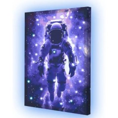 Картина по номерам со светодиодной подсветкой "Starman" 40х50 см