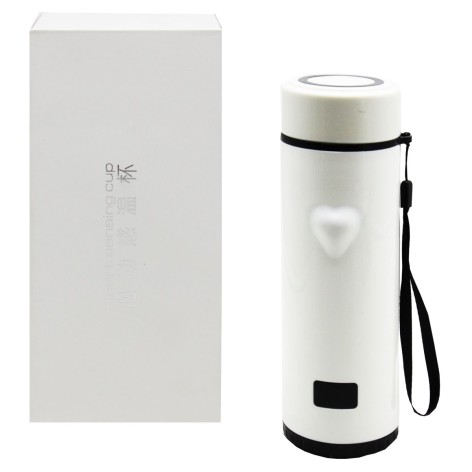 Термос "Heart Sensing Cup LED" 360 мл (черный)