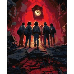 Картина по номерам "Очень странные дела" 40х50 см