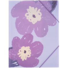 Папка на резинках, А4+, Lavender-3