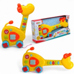 Гітара-каталка O-1155 жираф батар.муз.світ.кор.43*8,5*21,5