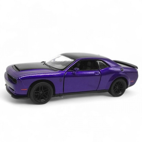 Машинка металлическая "KINSMART DODGE CHALLENGER SRT-DEMON" (ФИОЛЕТОВАЯ)