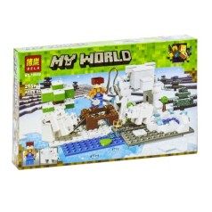 Конструктор "My World Minecraft: зимняя рыбалка", 215 дет
