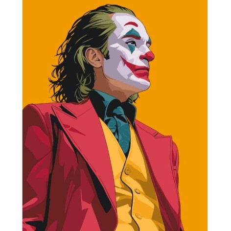 Картина по номерам "Загадочный Джокер" 40х50 см