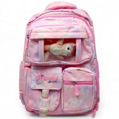 Рюкзак школьный 30×46×17 см (Розовый)