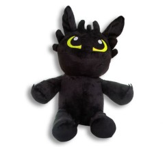Мягкая игрушка "Беззубик" с желтыми глазами, 50 см